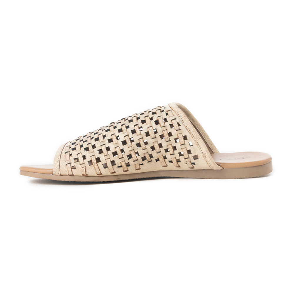 Dawnlace Desert Curve Sandals in  Beige