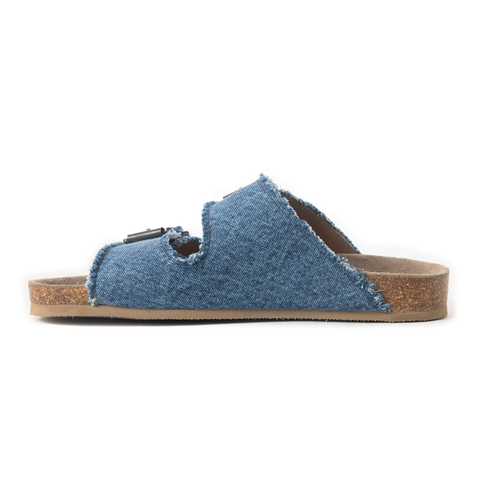 Blue Ridge Denim Sandals in Dusty Indigo