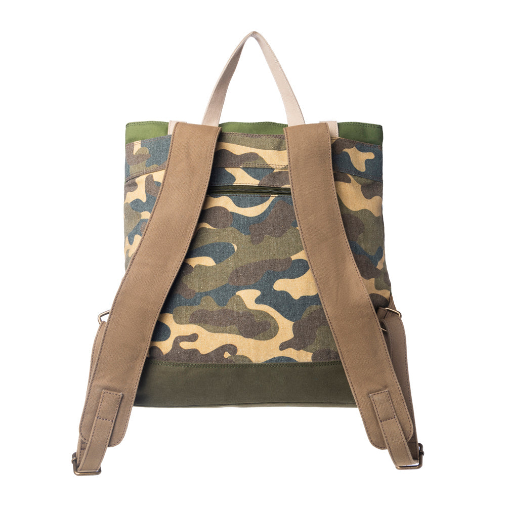 Ranger’s Day Backpack in Woodland Camo Green