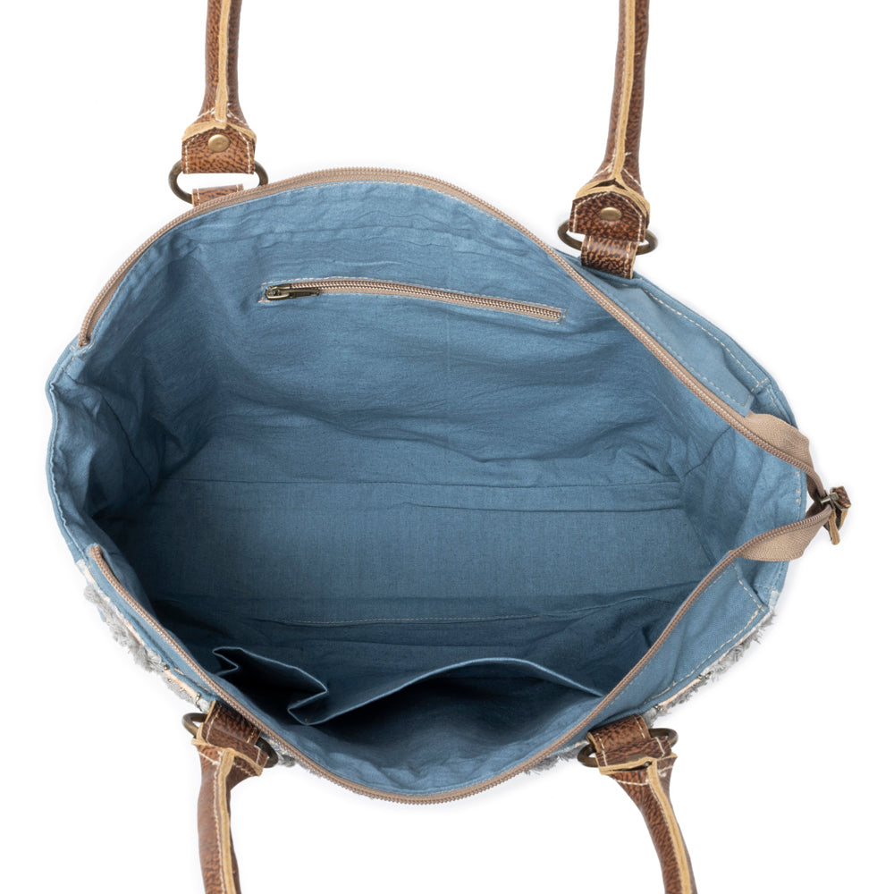 Seabound Mosaic Crossbody Bag in Faded Blue