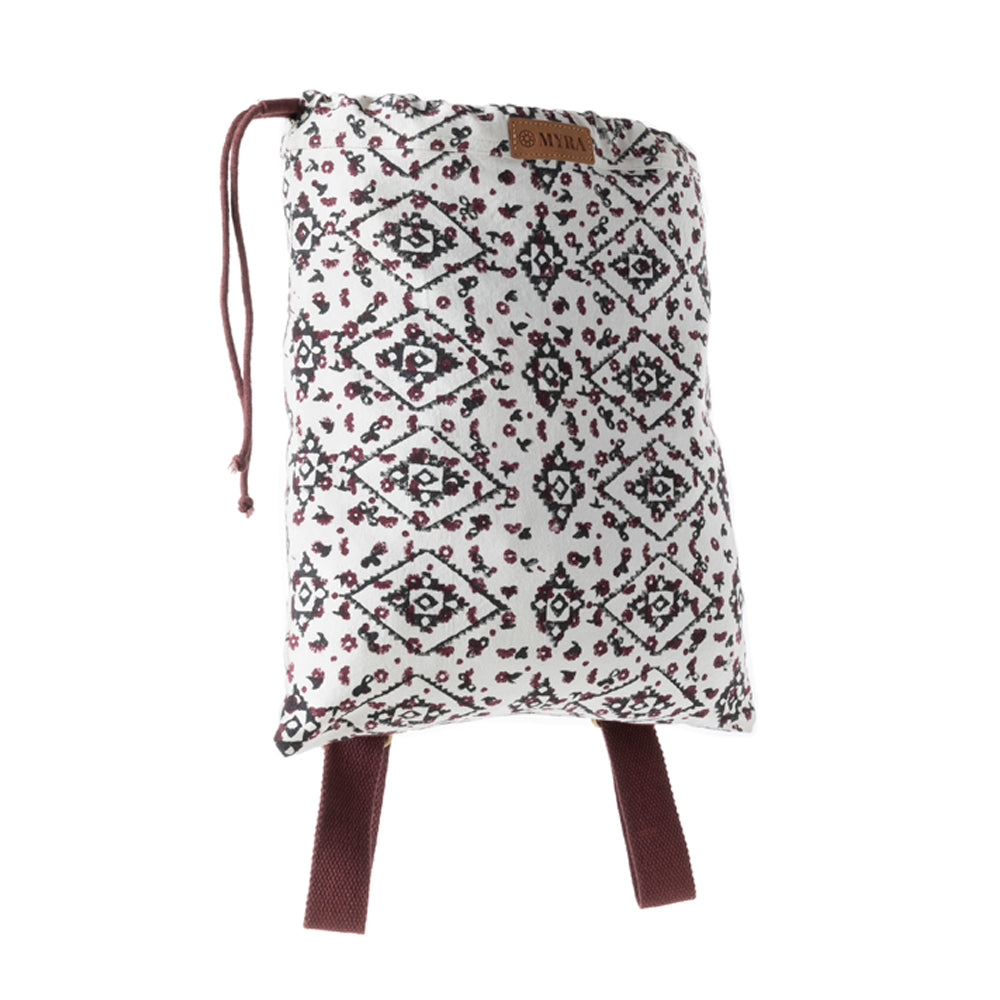 Mesa Rouge Canavs Backpack in Sundown White
