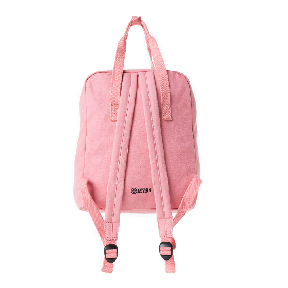 Pioneer Trek Canvas Backpack Bag in Pink