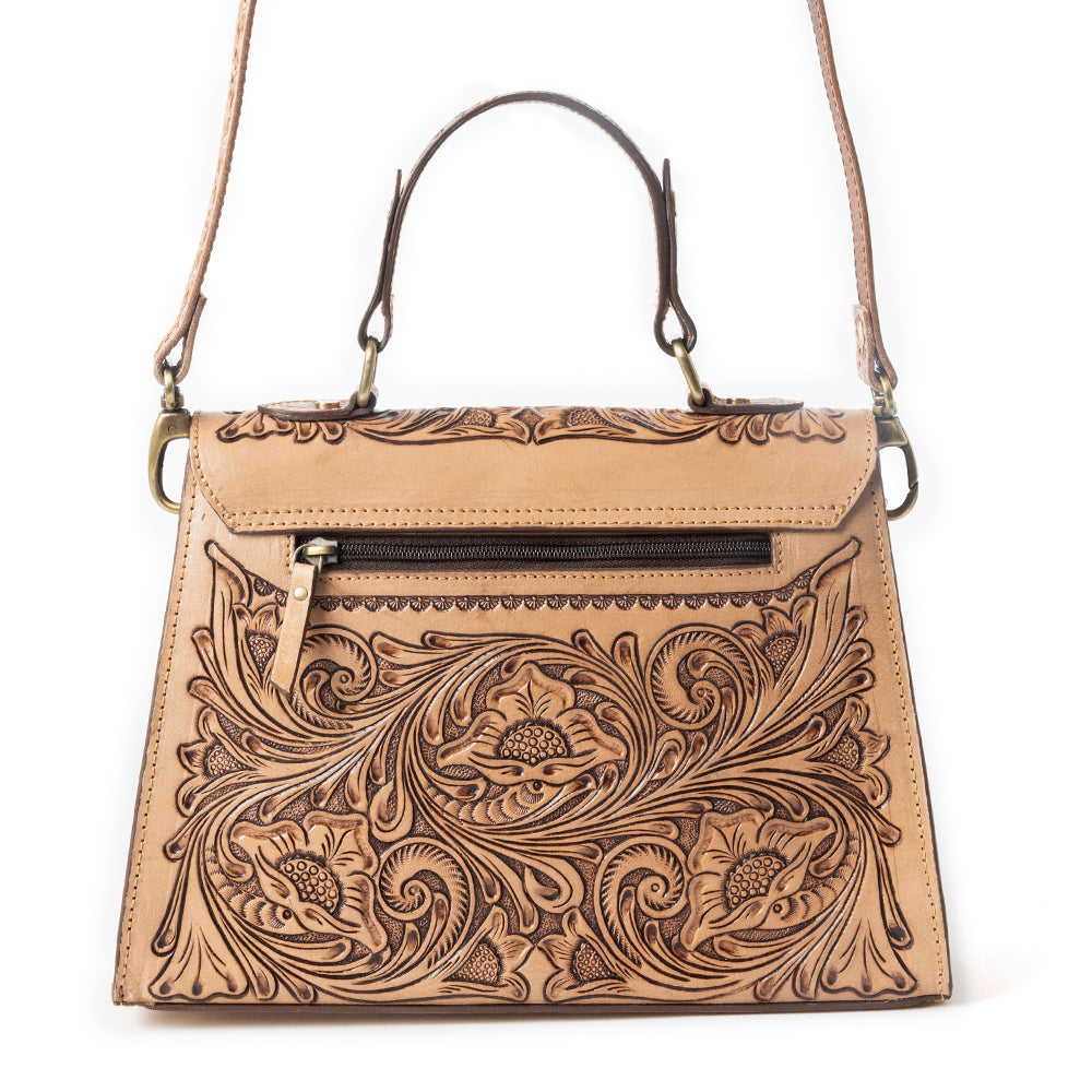 Savannah Scroll Handtooled Leather Bag Variant Combo
