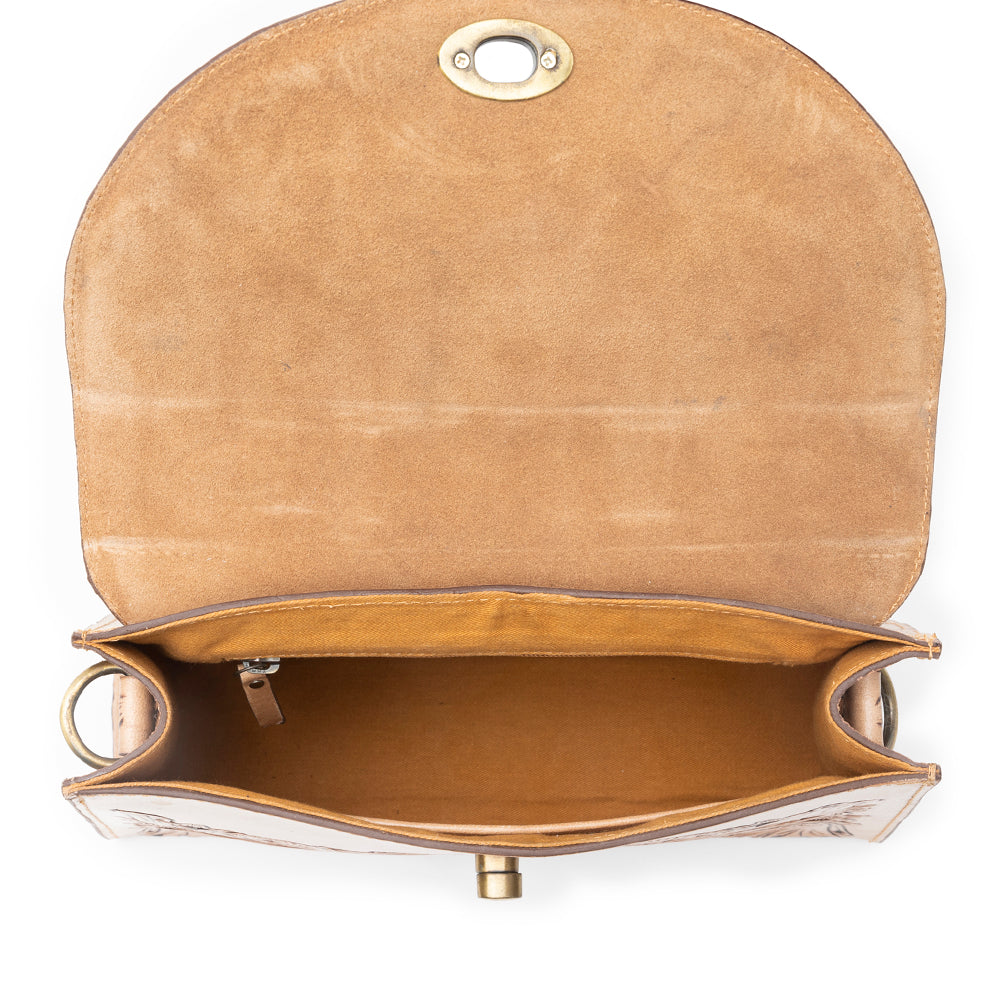 Savannah Scroll Handtooled Leather Bag Variant Combo