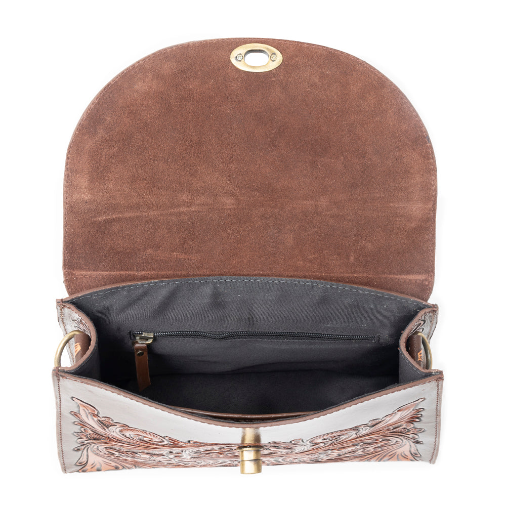 Savannah Scroll Handtooled Leather Bag Variant Combo