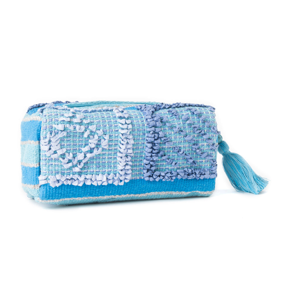 Mirage Drift Canvas Multi-Pouch in Icy Denim