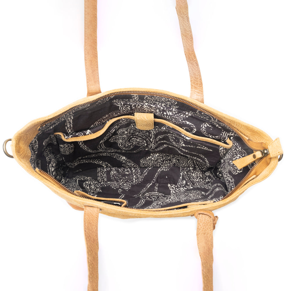 Amber Dune Leather Bag Variant Combo