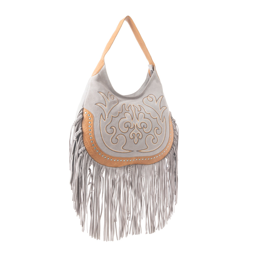 Sage Whisper Fringe Leather Bag Variant Combo