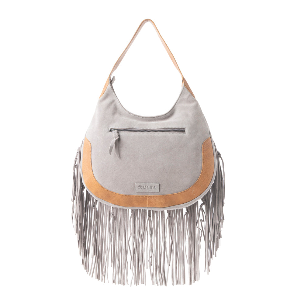Sage Whisper Fringe Leather Bag Variant Combo