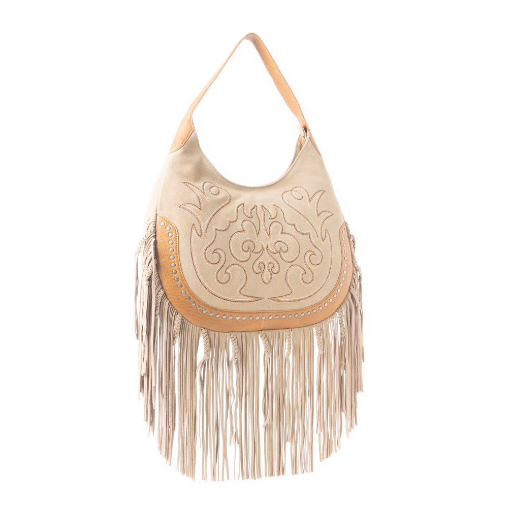 Sage Whisper Fringe Leather Bag Variant Combo