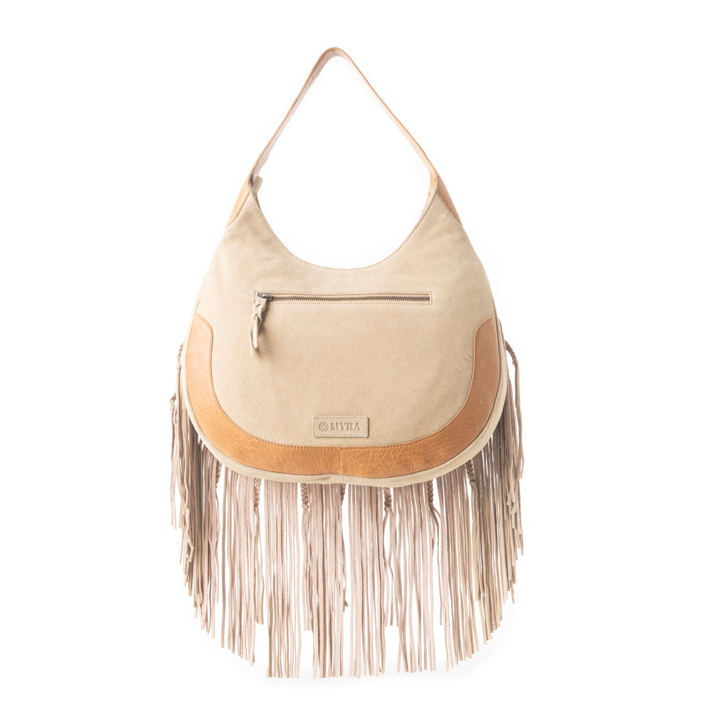 Sage Whisper Fringe Leather Bag Variant Combo