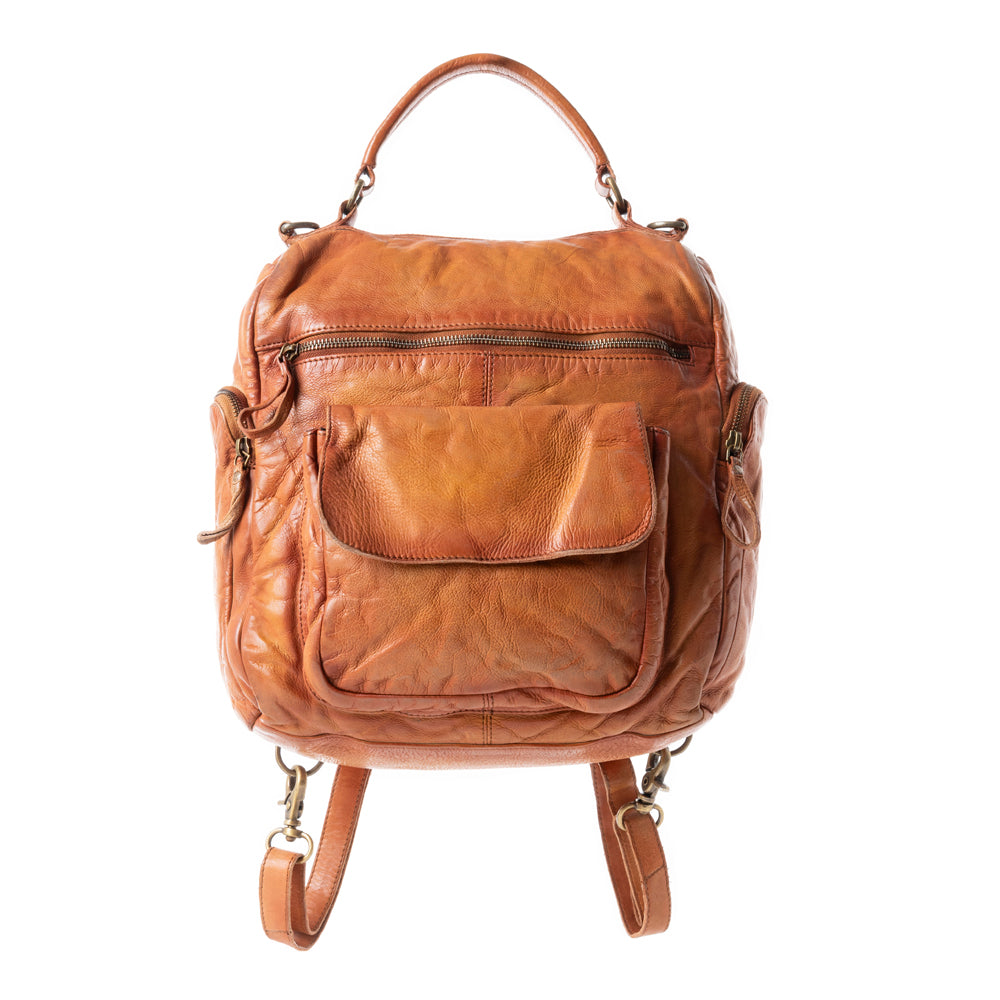 Trek Terra Leather Backpack Variant Combo