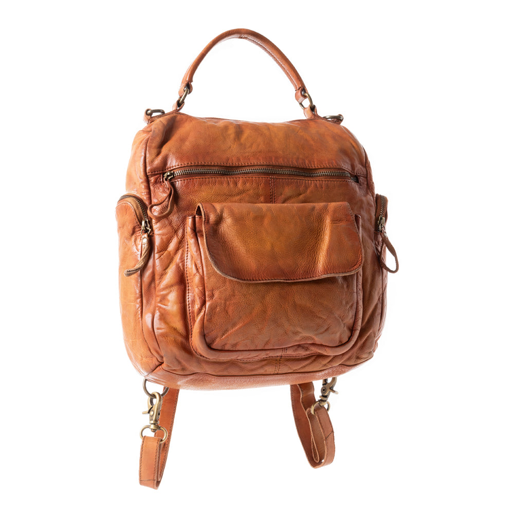 Trek Terra Leather Backpack Variant Combo