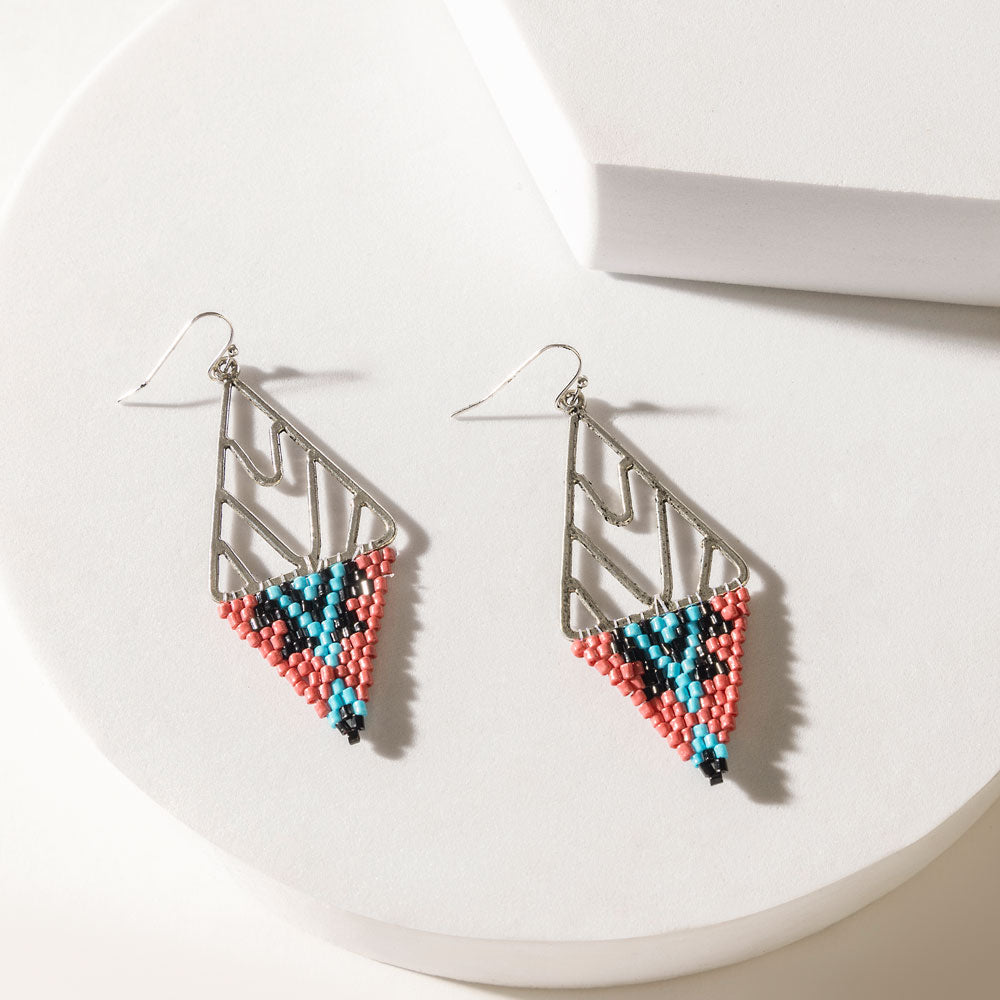 Sonora Blaze Earrings in Onyx Pink