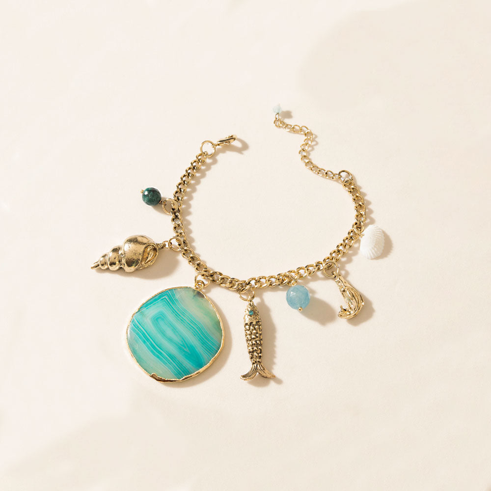 Aurelia’s Secrets Bracelet in Coral Gold