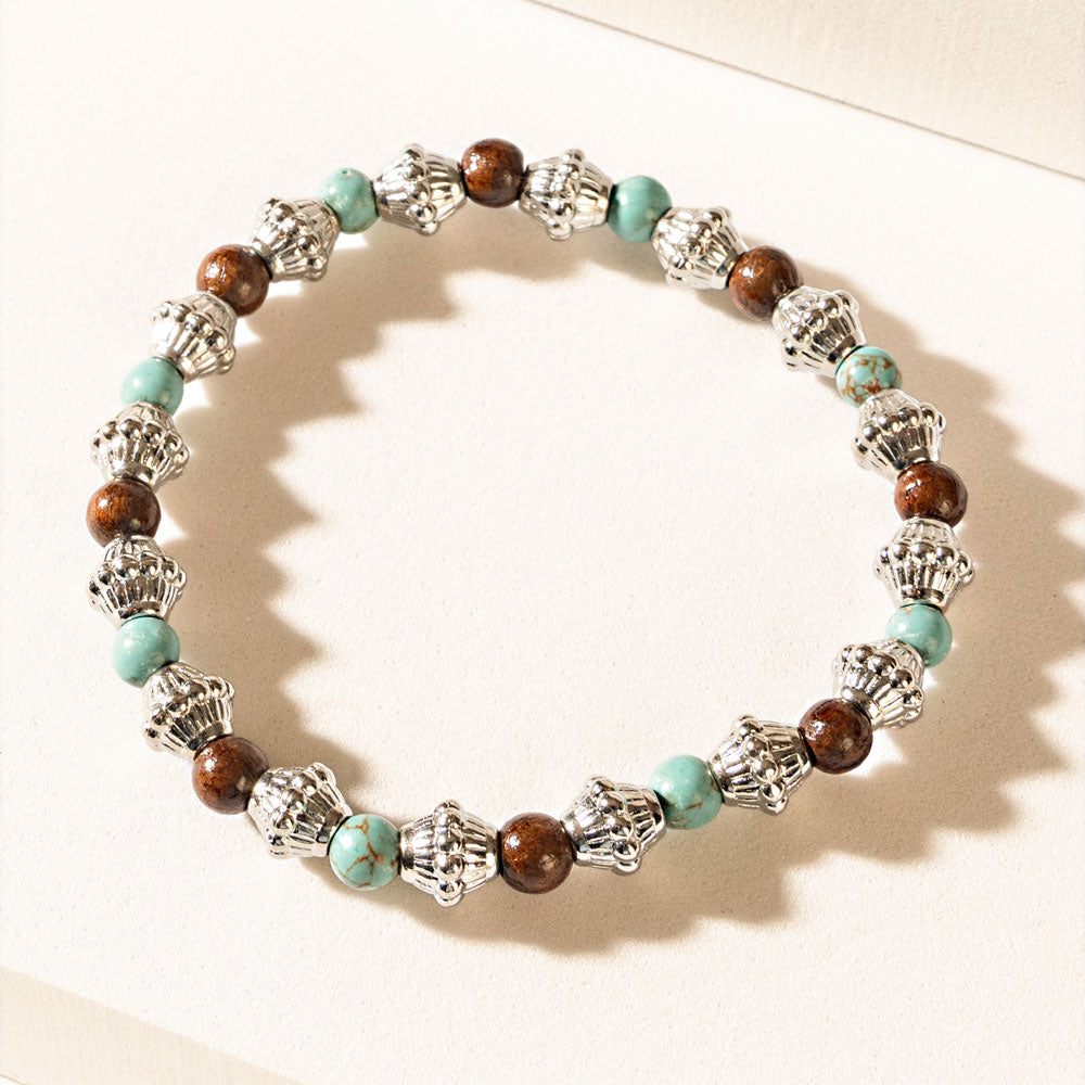 Santa Fe Trail Bracelet in Antique Turquoise