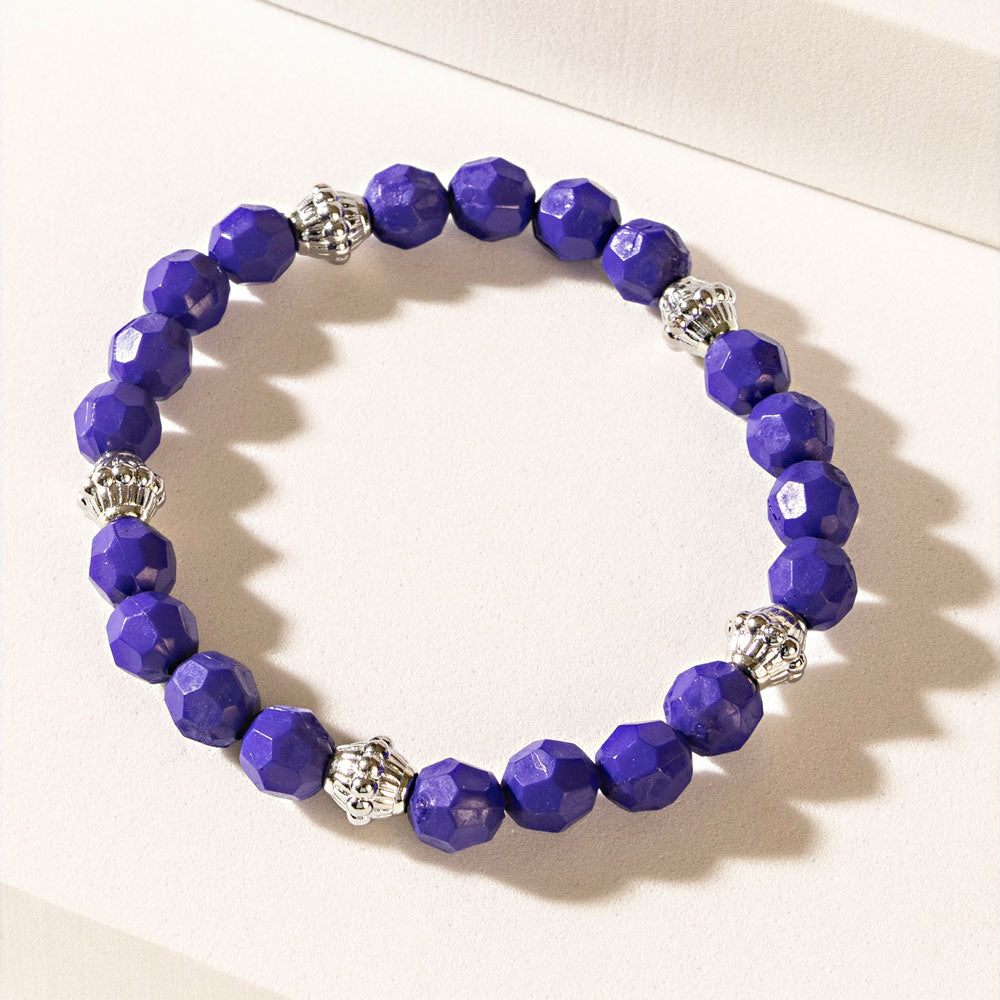 Panthera Layered Bracelet in Neon Plum