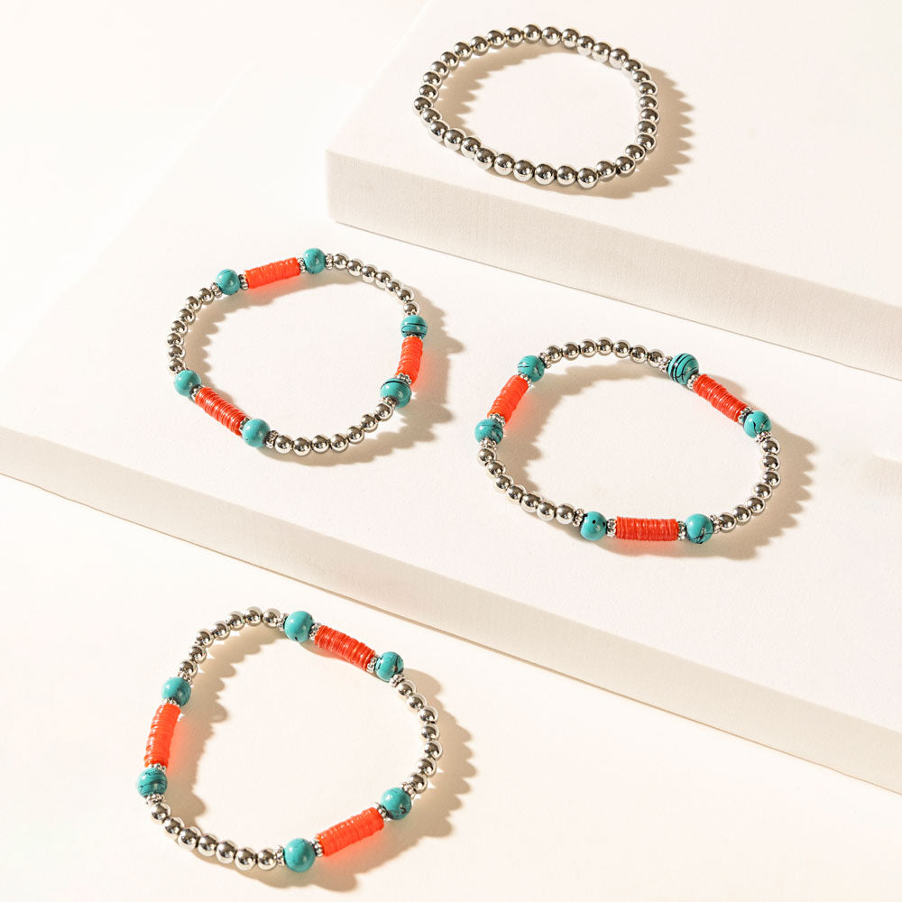 Red River Ritual Bracelet in Aqua Red