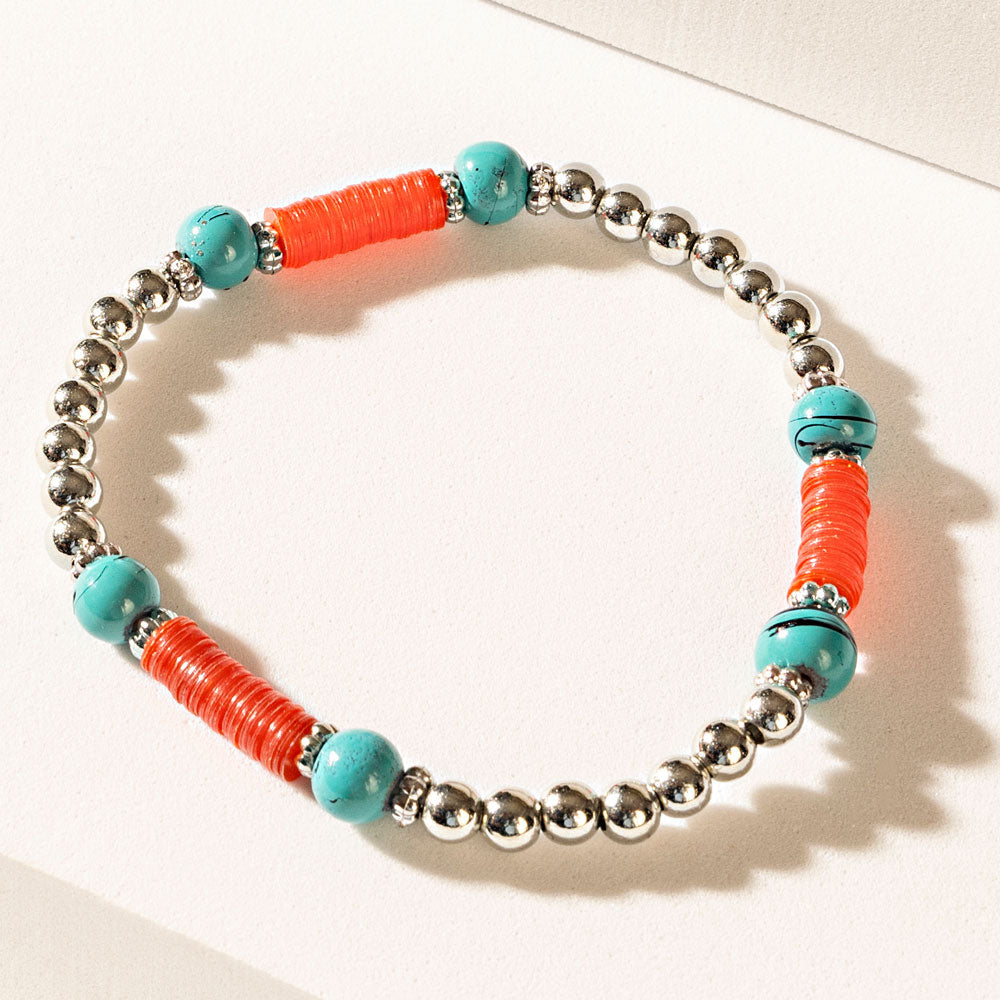 Red River Ritual Bracelet in Aqua Red