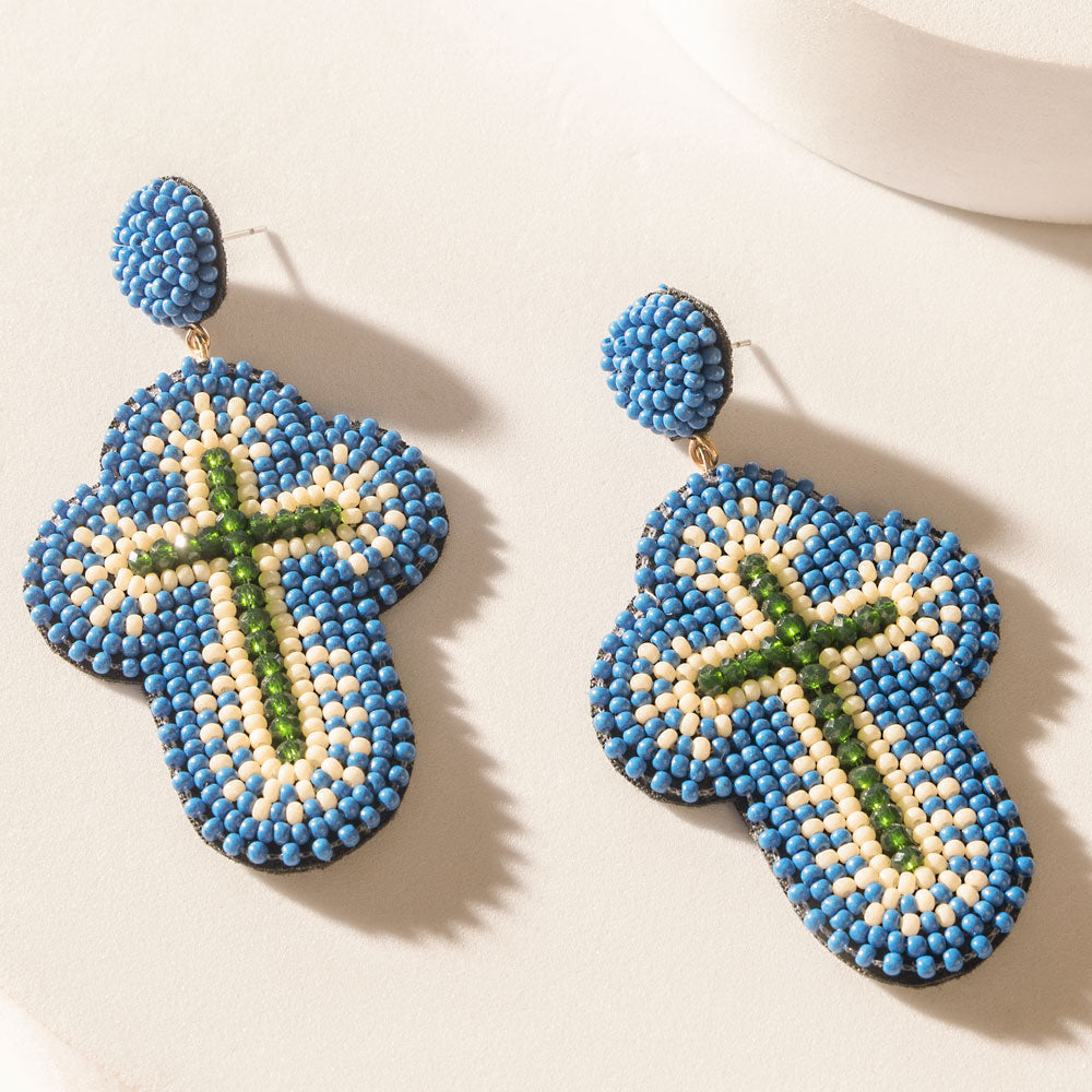 Trinity Plains Earrings in Sunday Blue