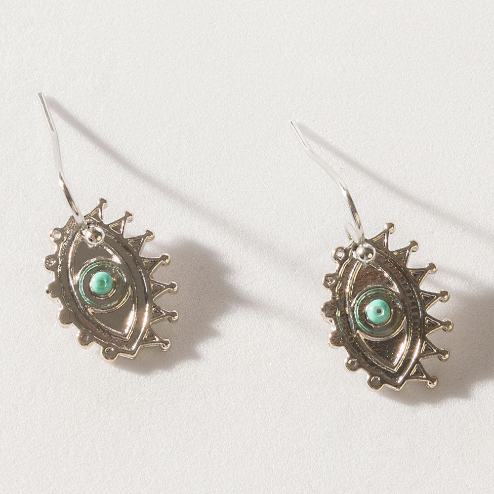 Turquoise Trails & Silver Tales Set of 16 Earrings