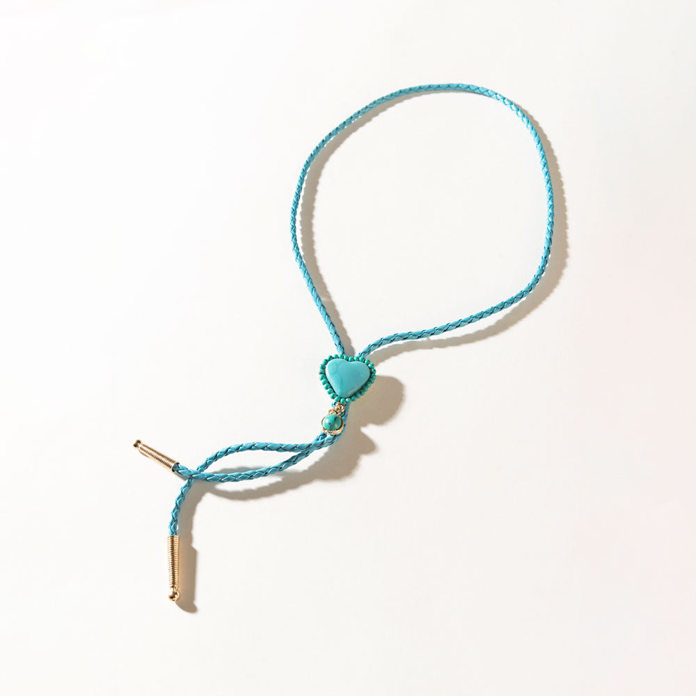 June at Sundown Necklace in Rodeo Teal
