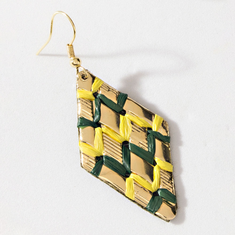 Zest & Forest Earrings in Sundrop Green