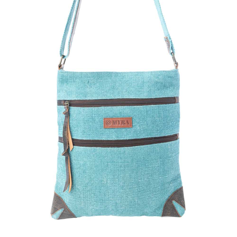 Western Jade Shoulder Bag in Aqua Sage