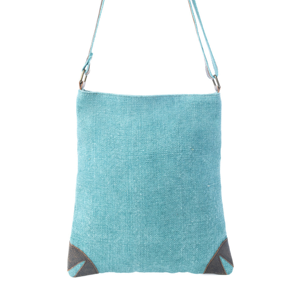 Western Jade Shoulder Bag in Aqua Sage