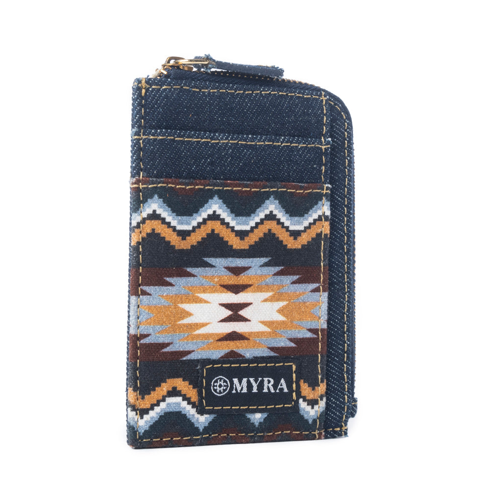 Nava Indigo Credit Card Holder in Vintage Denim