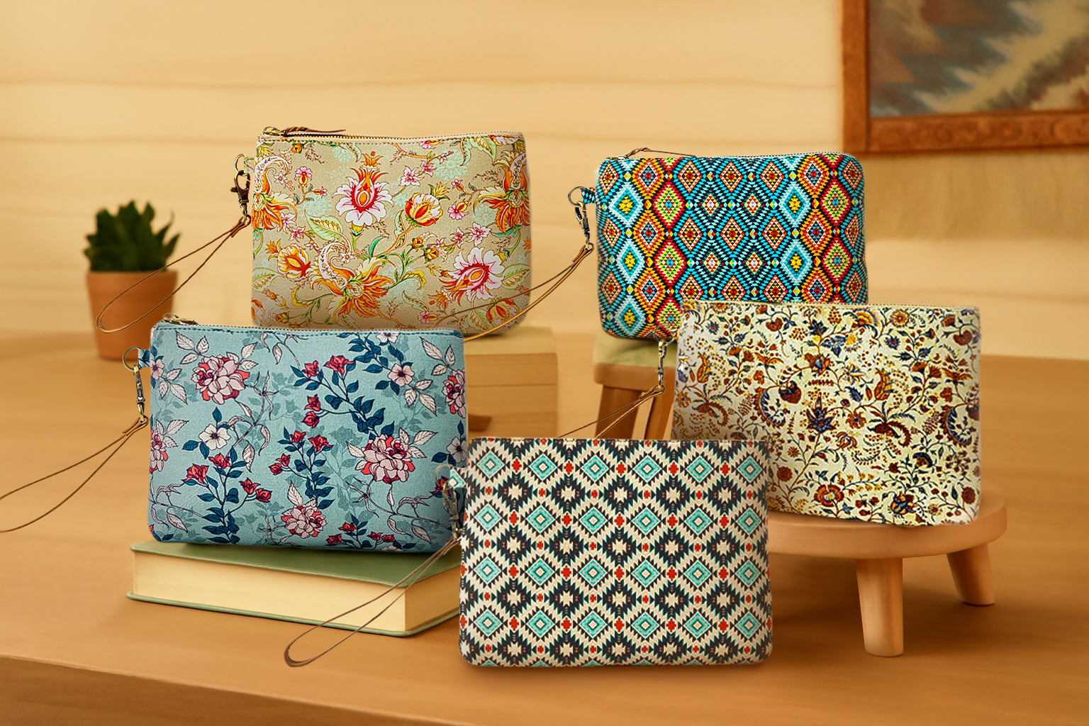 Peace & Serenity Blossoms Clutch Bag Variant Combo
