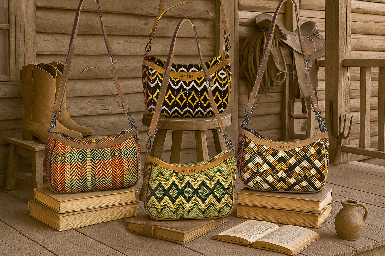 Harvest Chevron Crossbody Bag Variant Combo