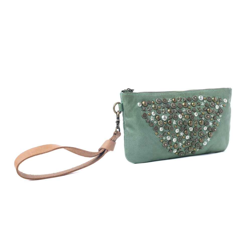 Nova Point Studded Wash Leather Pouch Variant Combo