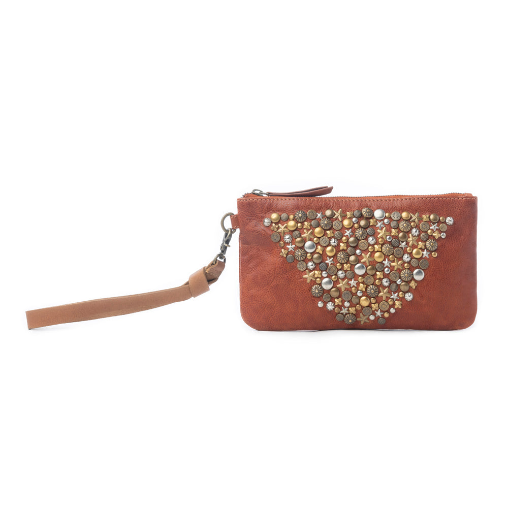 Nova Point Studded Wash Leather Pouch Variant Combo
