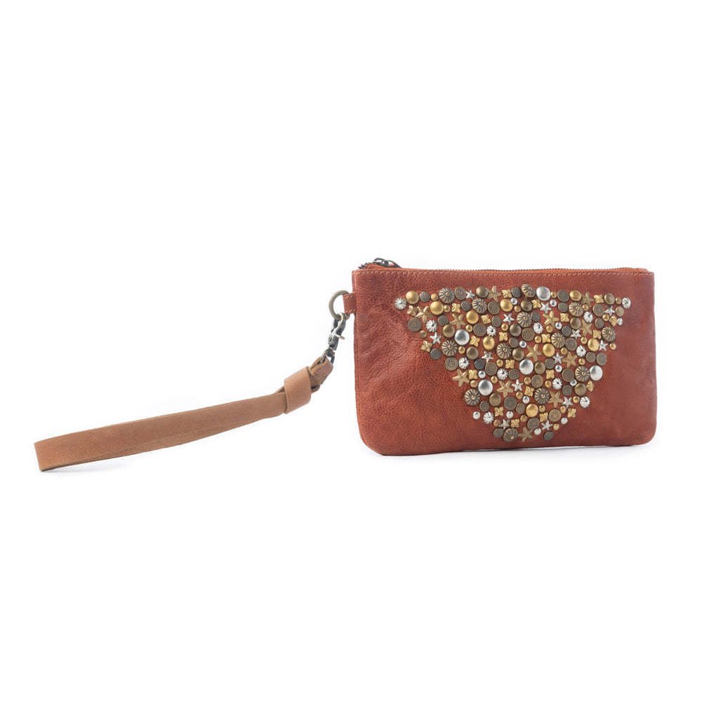 Nova Point Studded Wash Leather Pouch Variant Combo