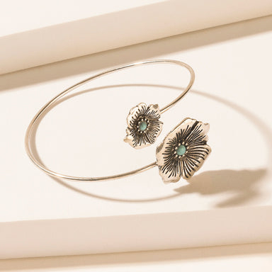 Wildflower Moon Turquoise Stone Bracelet in Rodeo Blue