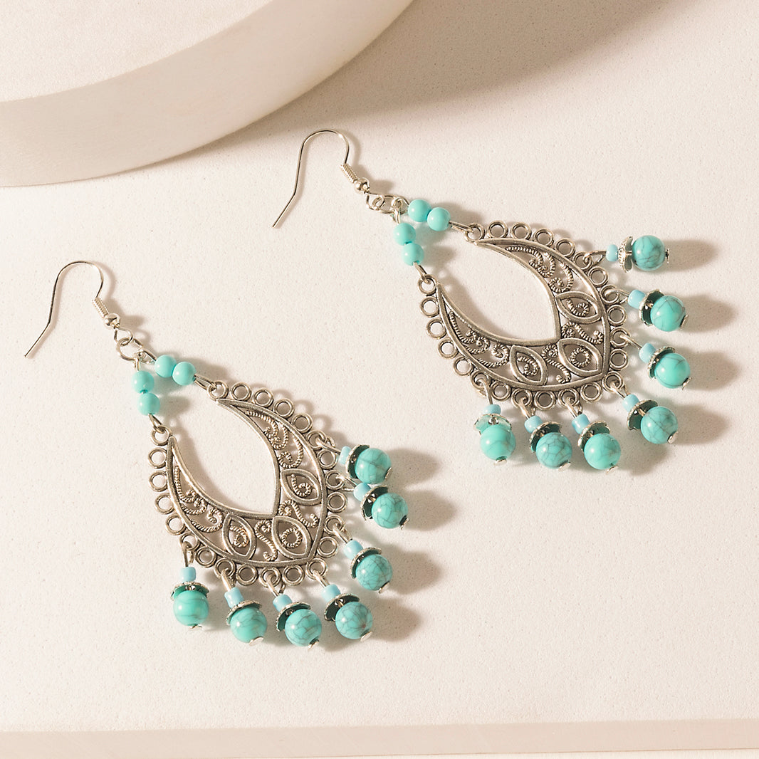 Blue River Song Earrings in Navajo Sky