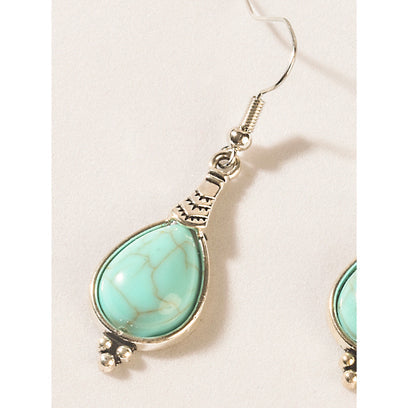 Mesa Droplet Earrings in Moonlit Blue