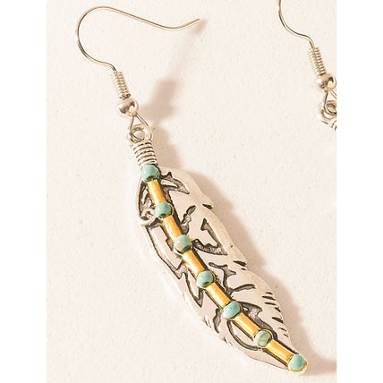 Wild Lineage Earrings in Antique Silver