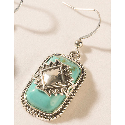 Zenith Stone Earrings in Spirit Blue