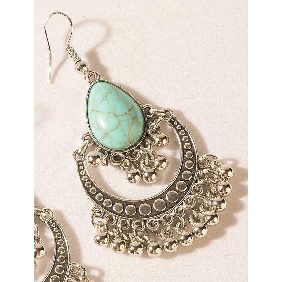 Canyon Charm Earrings in Sky Turquoise