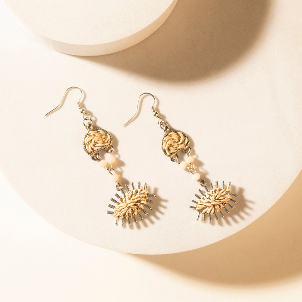 Sunburst Trail Earrings in Prairie Gold
