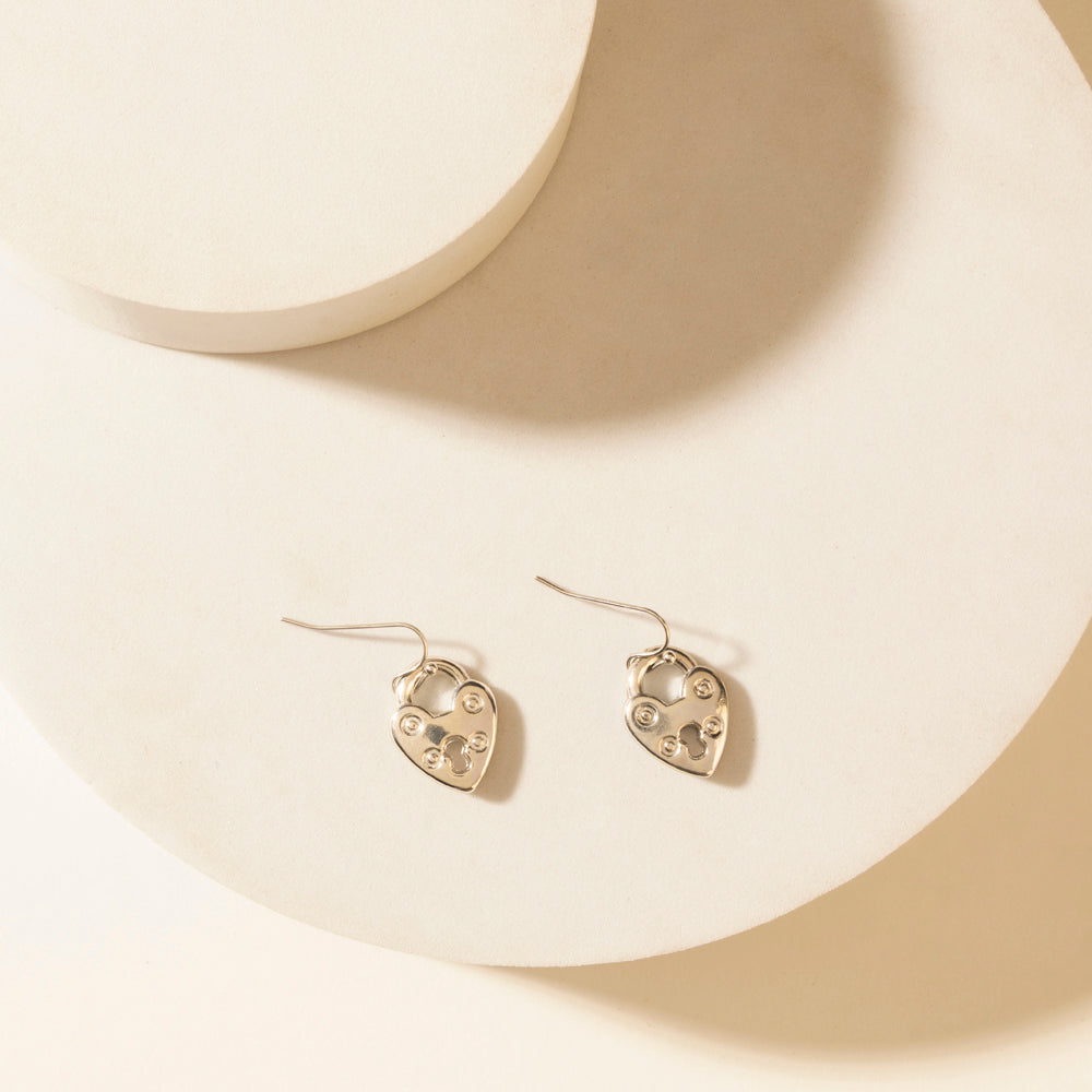 Moonbeam Earrings Set in Silver Shine