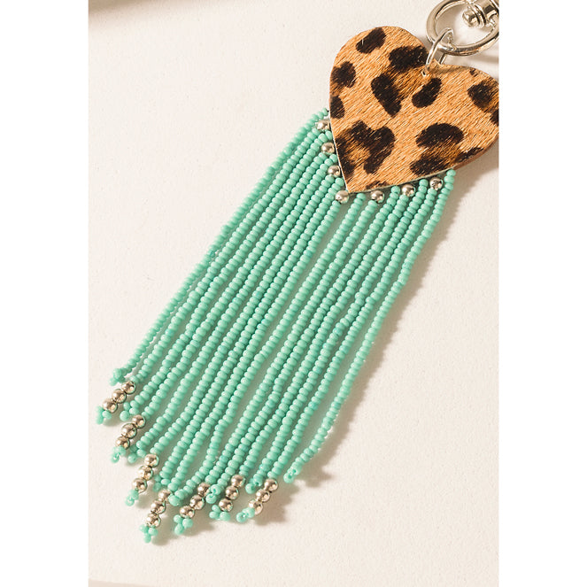 Untamed Love Keychain in Mirage Aqua