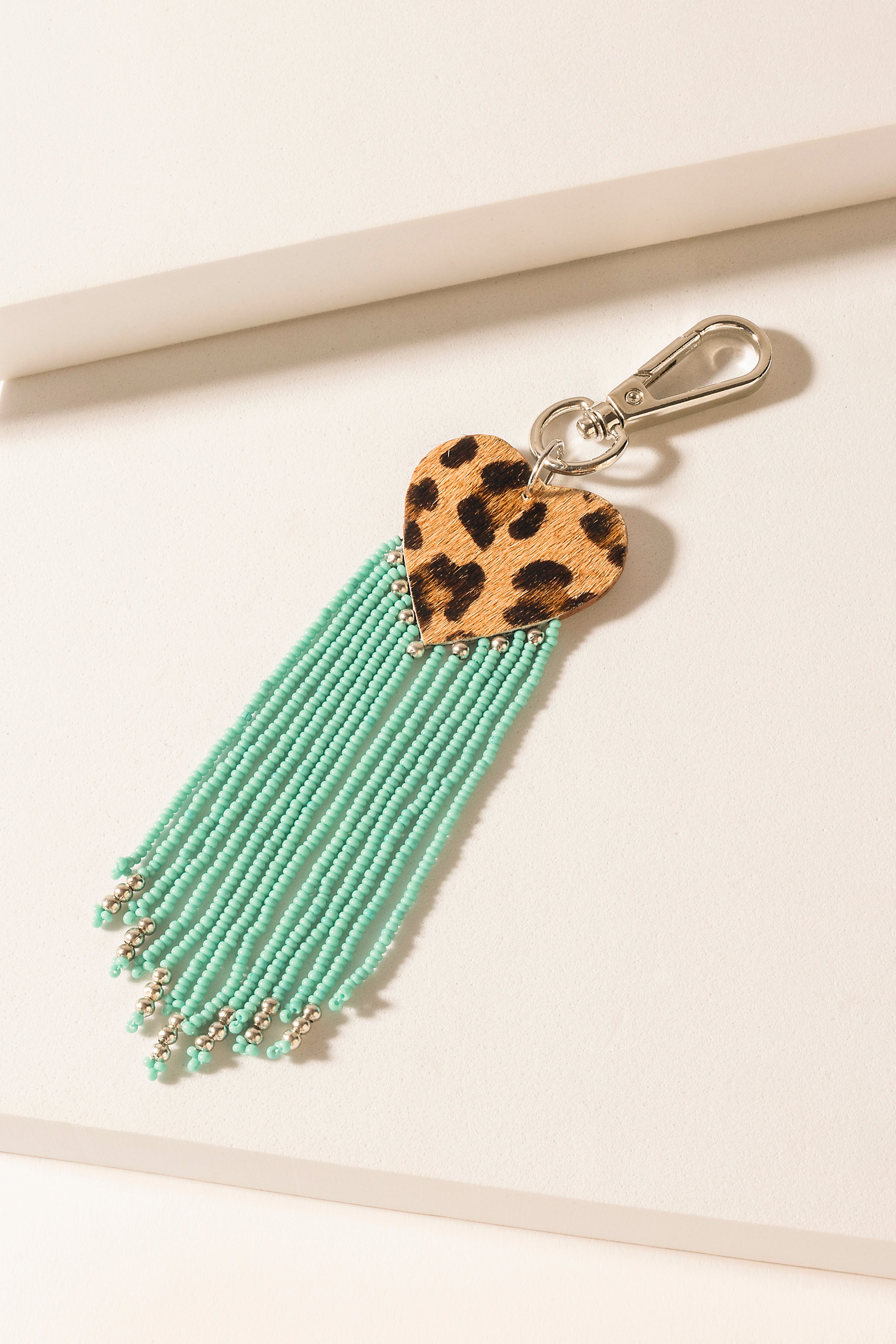 Untamed Love Keychain in Mirage Aqua