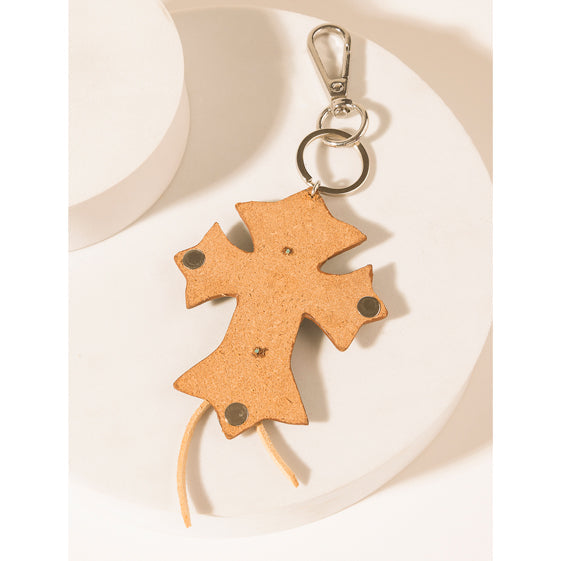 Solana Faith Keychain in Oasis Stone