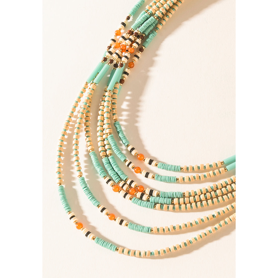 Aurora Song Beads Necklace in Azure Gem