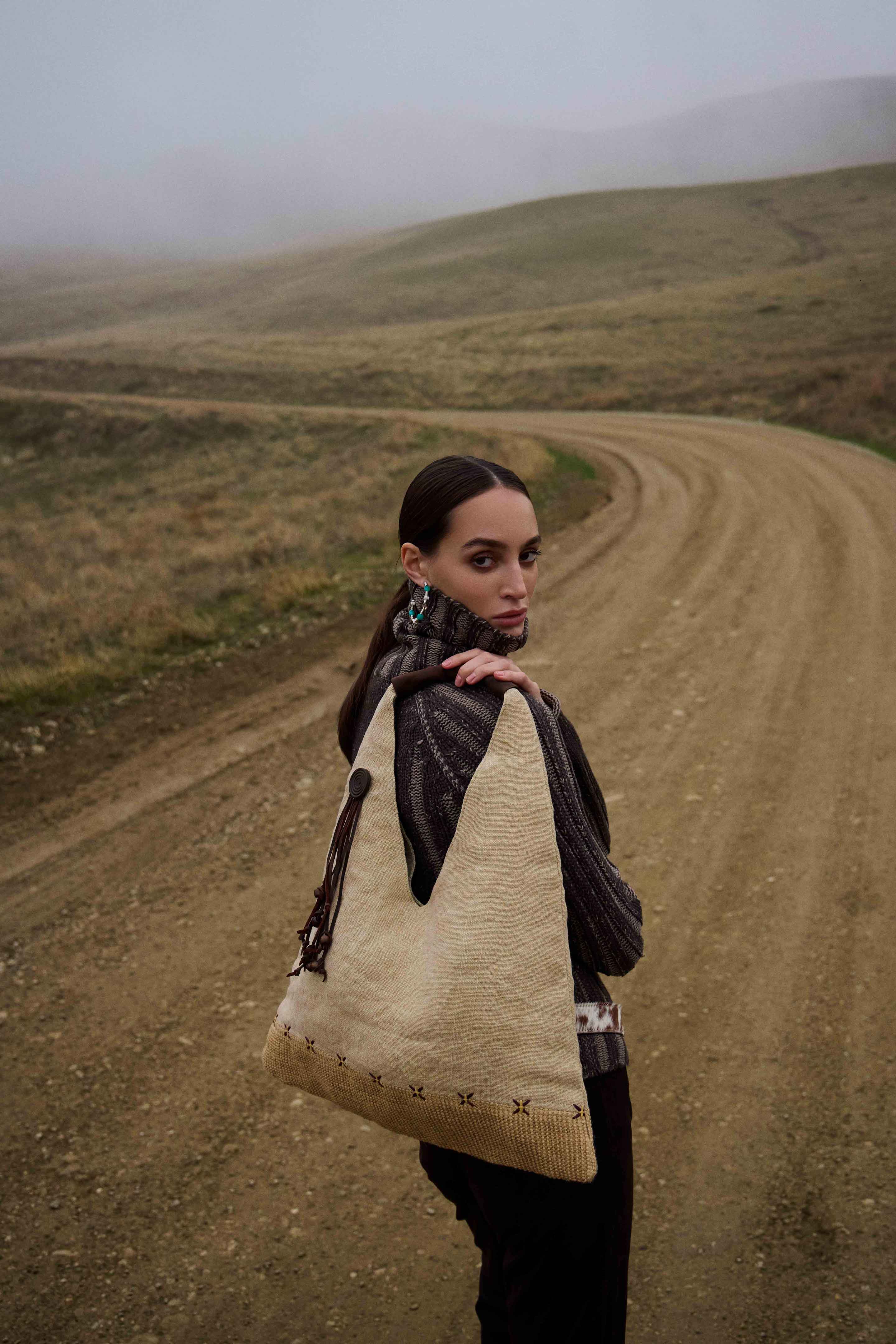 Campfire Creek Beaded Earrings in Glass Ember