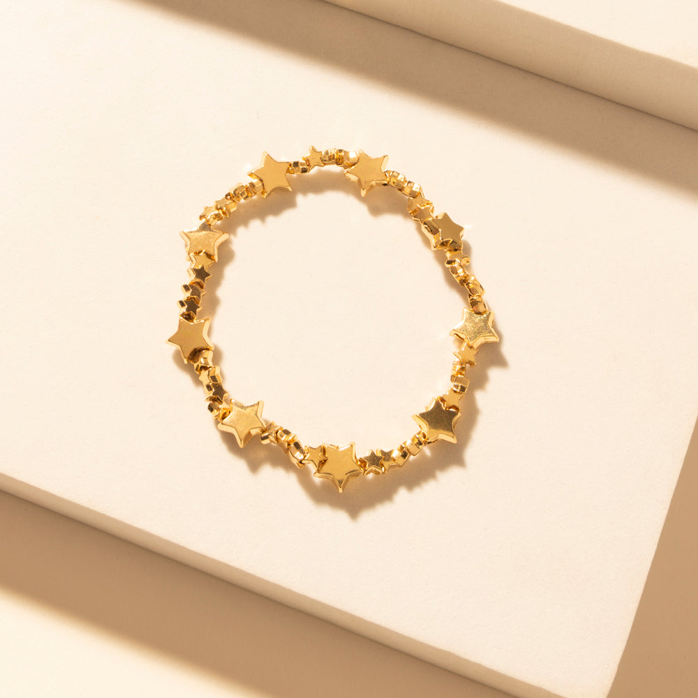 Sunset Aire Stack Bracelet in Golden Flame