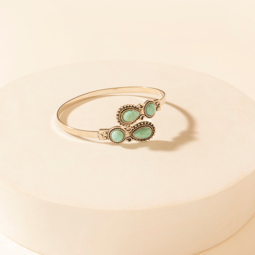 Grande Curl Cuff in Rain Silver